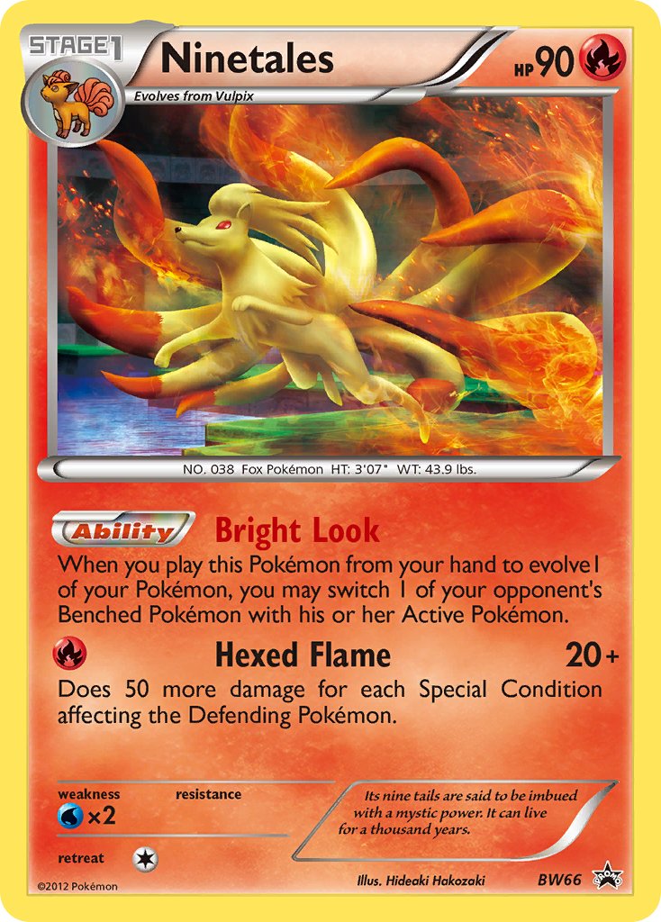 Ninetales - BW Black Star Promos (Promo) [BW-66] English / Near Mint / Normal
