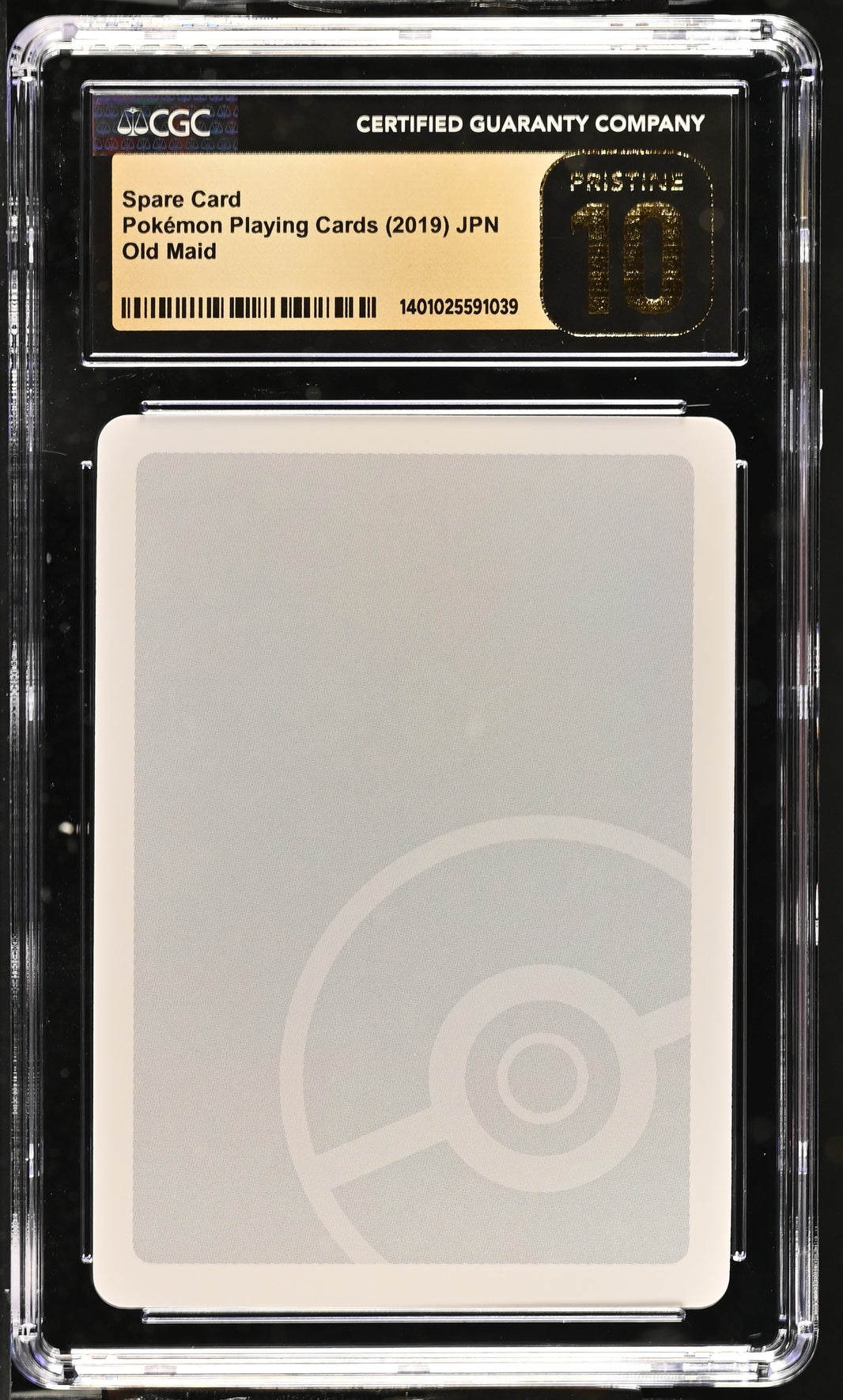 Spare Card Pokémon Old Maid CGC Pristine 10 - forside