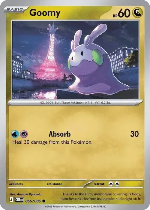 Goomy - Chaos Rising (Common) [CRI-066] English / Near Mint / Normal