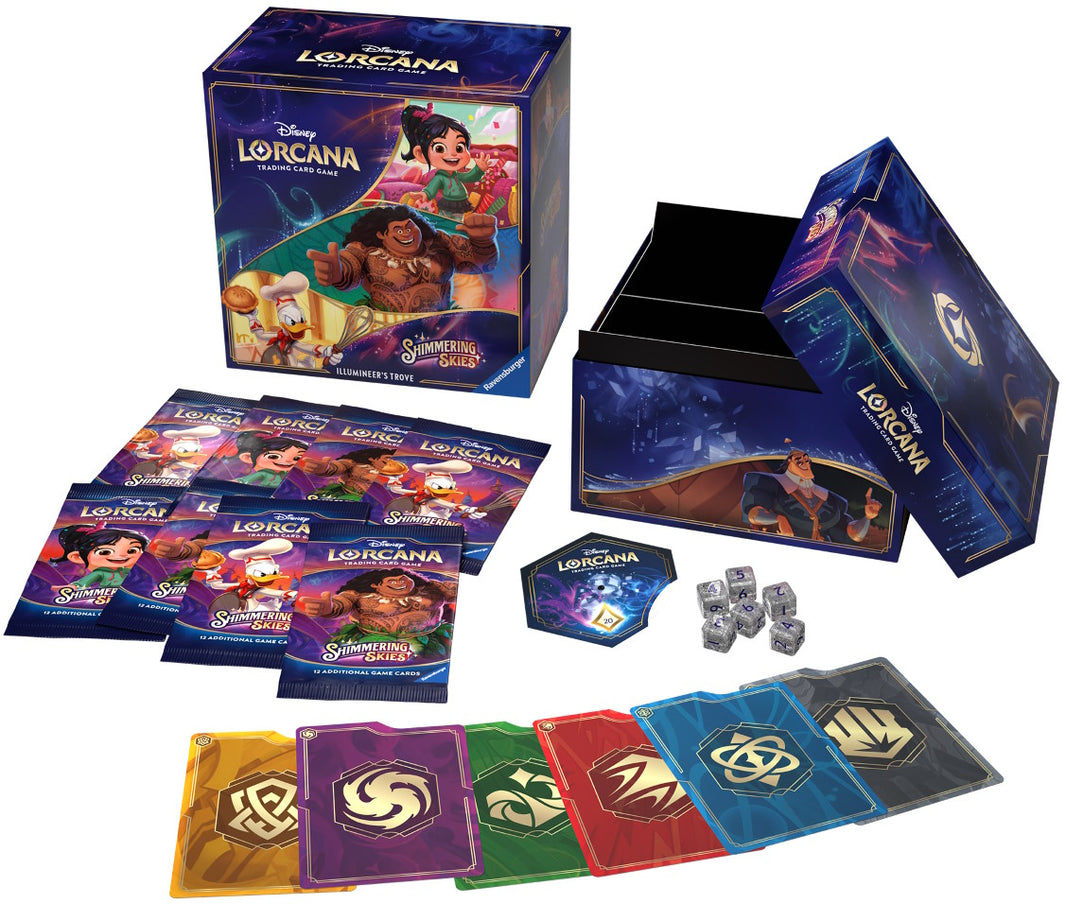 Disney Lorcana TCG Set 5 Shimmering Skies Illumineer's Trove Kortspil