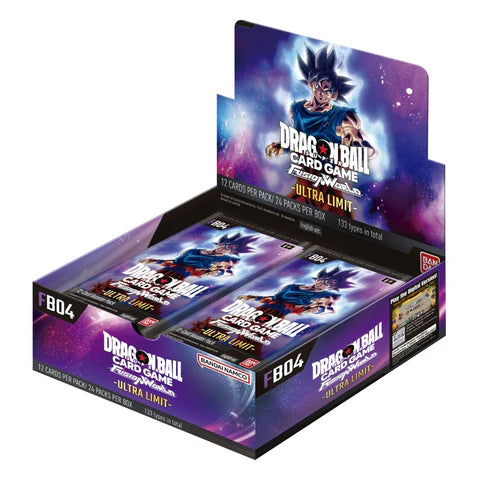 Dragon Ball Super TCG Fusion World Booster Box Ultra Limit FB04 Kortspil