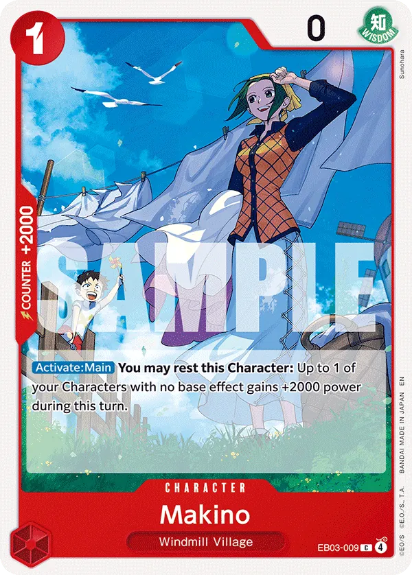 Makino (EB03-009) (V.1) - Heroines Edition (Common) [EB03-009] English / Near Mint / Normal