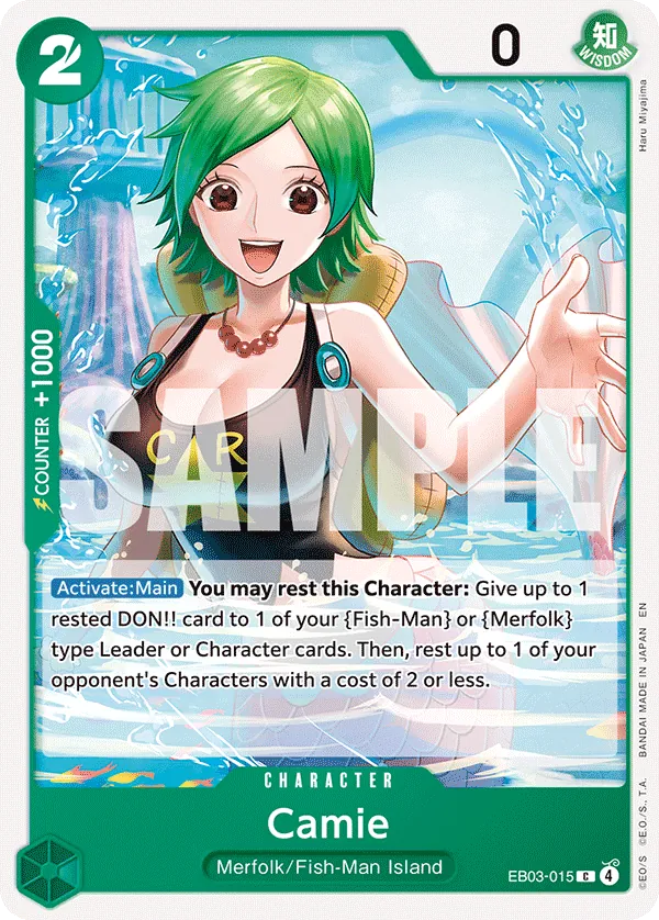 Camie (EB03-015) (V.1) - Heroines Edition (Common) [EB03-015] English / Near Mint / Normal