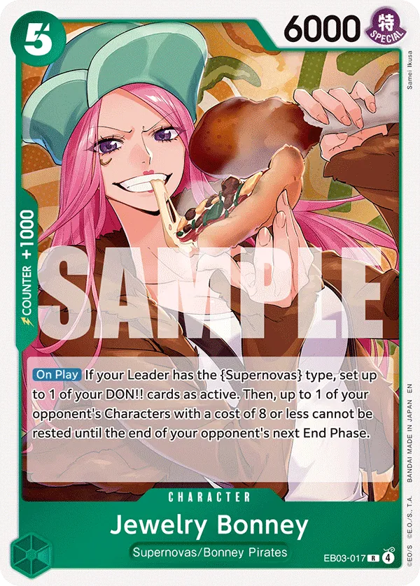 Jewelry Bonney (EB03-017) (V.1) - Heroines Edition (Rare) [EB03-017] English / Near Mint / Normal