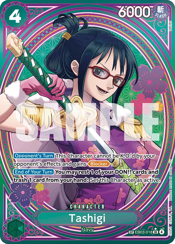Tashigi (EB03-018) (V.3) - Heroines Edition (Special Rare) [EB03-018] English / Near Mint / Normal