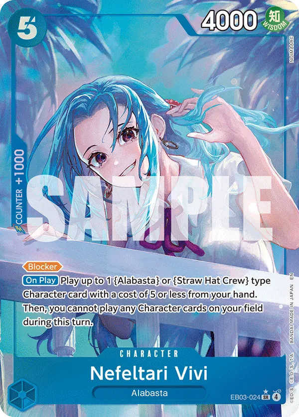 Nefeltari Vivi (EB03-024) (V.2) - Heroines Edition (Alternate Art) [EB03-024] English / Near Mint / Normal