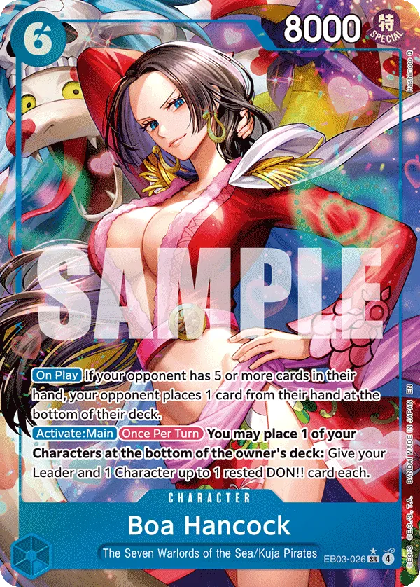 Boa Hancock (EB03-026) (V.2) - Heroines Edition (Alternate Art) [EB03-EB03-026] English / Near Mint / Normal