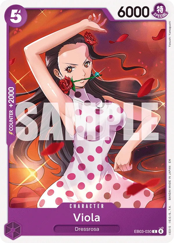 Viola (EB03-030) (V.1) - Heroines Edition (Common) [EB03-030] English / Near Mint / Normal