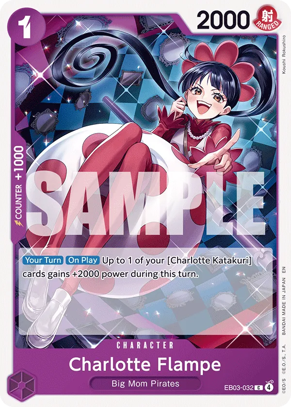Charlotte Flampe (EB03-032) (V.1) - Heroines Edition (Common) [EB03-032] English / Near Mint / Normal