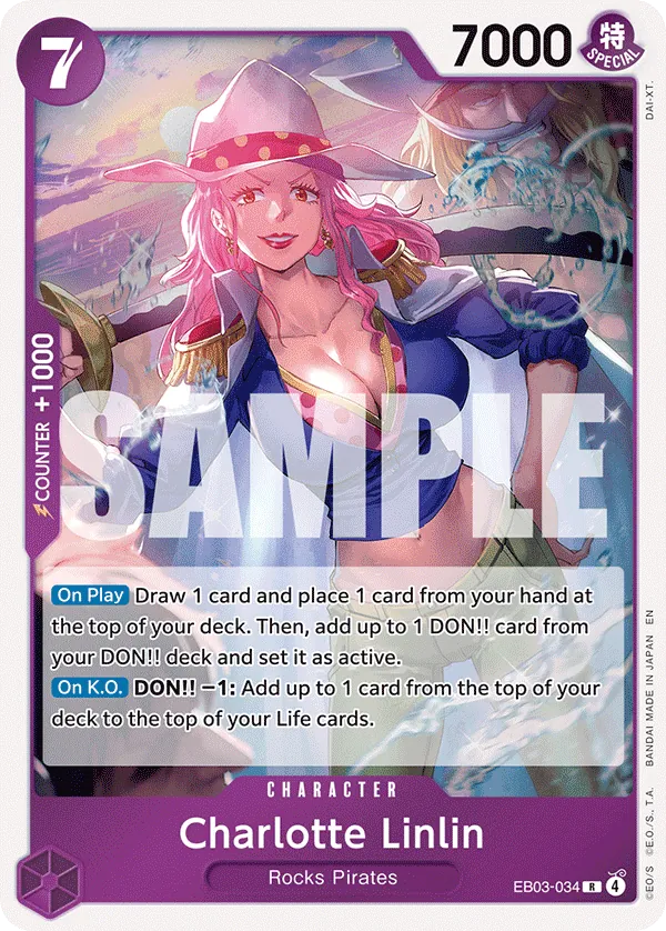 Charlotte Linlin (EB03-034) (V.1) - Heroines Edition (Rare) [EB03-034] English / Near Mint / Normal