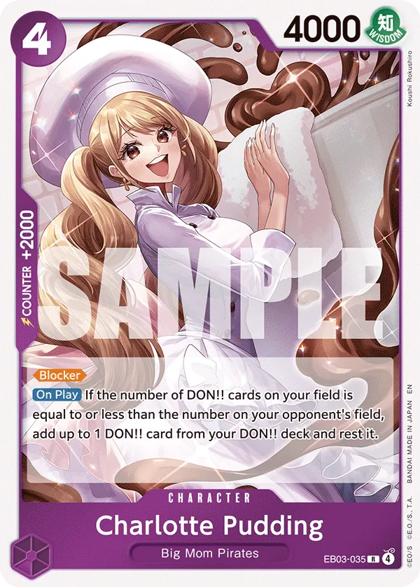 Charlotte Pudding (EB03-035) (V.1) - Heroines Edition (Rare) [EB03-035] English / Near Mint / Normal