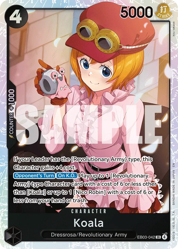 Koala (EB03-042) (V.1) - Heroines Edition (Super Rare) [EB03-042] English / Near Mint / Normal
