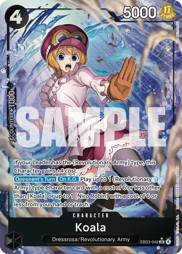Koala (EB03-042) (V.2) - Heroines Edition (Alternate Art) [EB03-042] English / Near Mint / Normal