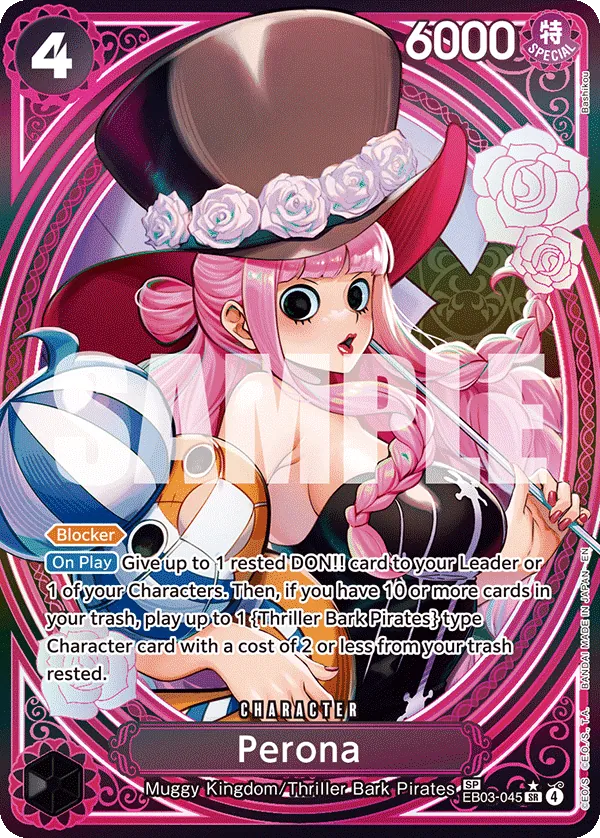 Perona (EB03-045) (V.3) - Heroines Edition (Special Rare) [EB03-045] English / Near Mint / Normal
