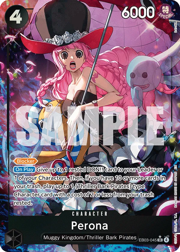 Perona (EB03-045) (V.2) - Heroines Edition (Alternate Art) [EB03-045] English / Near Mint / Normal