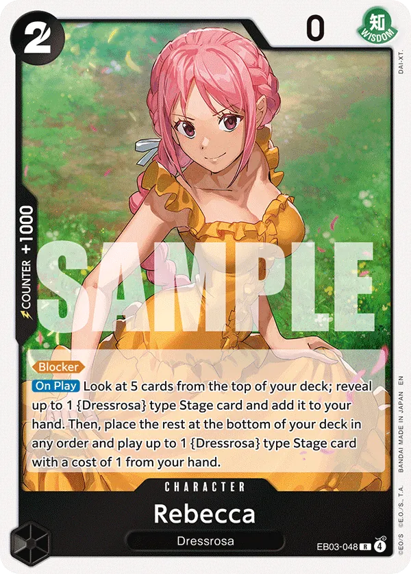 Rebecca (EB03-048) (V.1) - Heroines Edition (Rare) [EB03-048] English / Near Mint / Normal