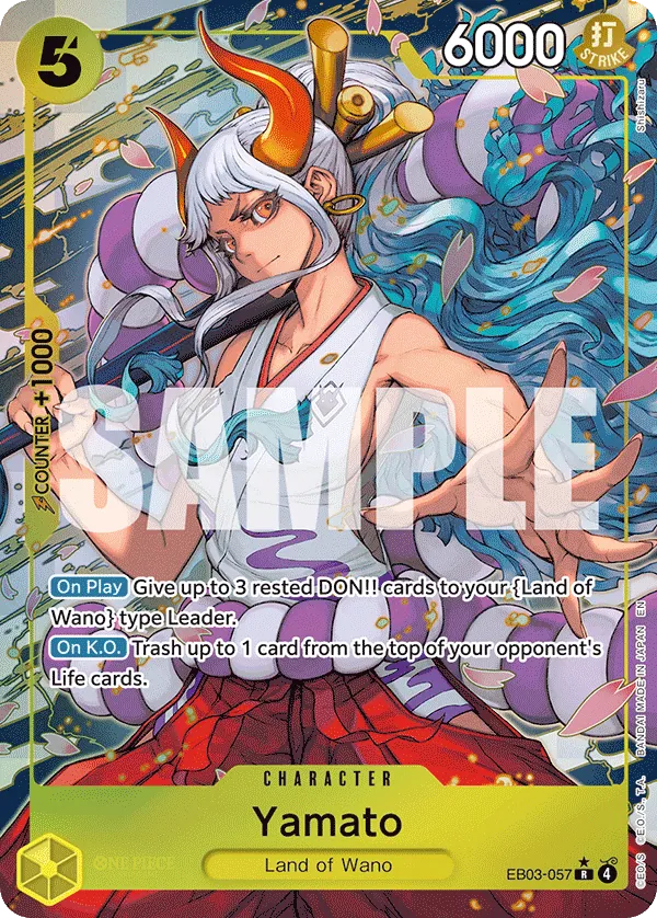 Yamato (EB03-057) (V.2) - Heroines Edition (Alternate Art) [EB03-057] English / Near Mint / Normal