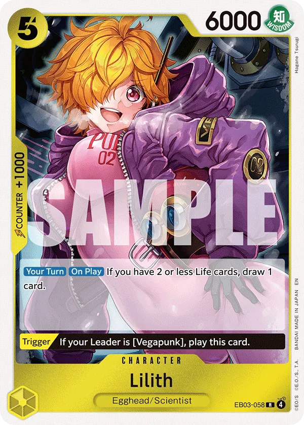 Lilith (EB03-058) (V.1) - Heroines Edition (Rare) [EB03-058] English / Near Mint / Normal