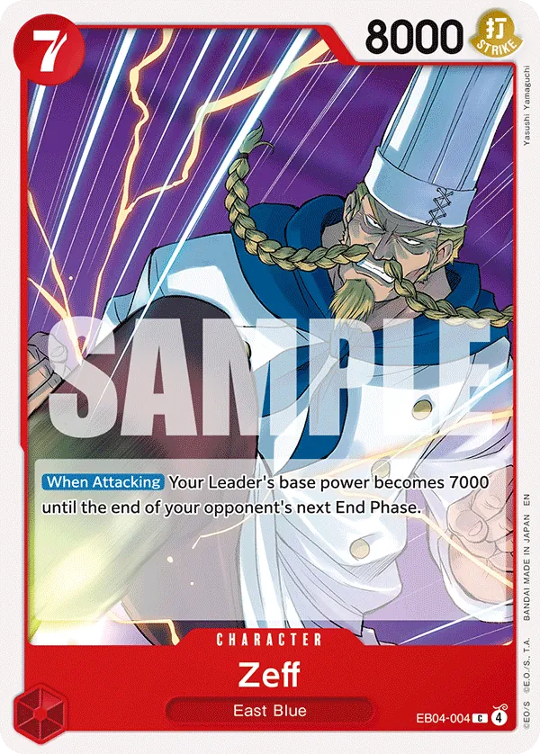 Zeff (EB04-004) - Adventure on Kami’s Island (Common) [OP15-EB04-004] English / Near Mint / Normal