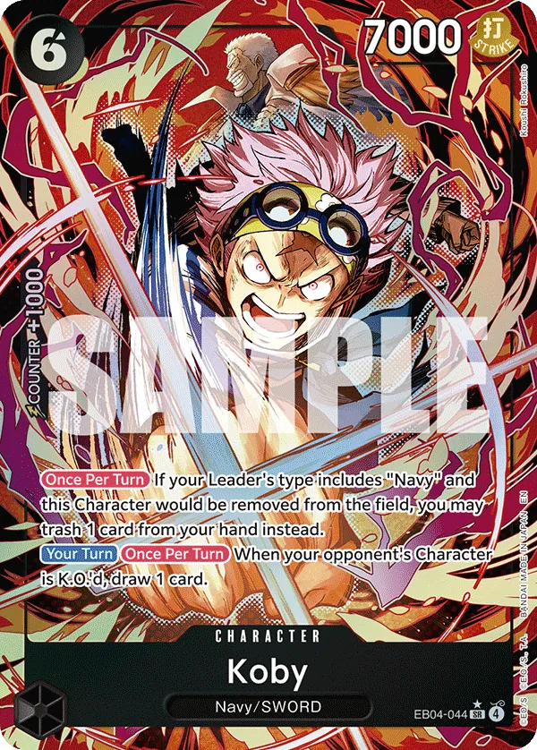 Koby (EB04-044) (V.2) - Adventure on Kami’s Island (Alternate Art) [OP15-EB04-044] English / Near Mint / Normal