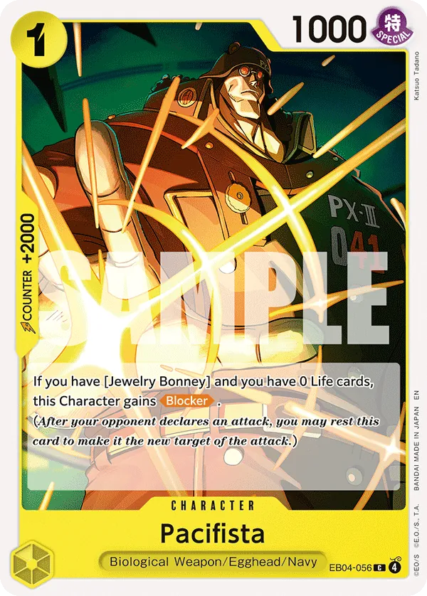 Pacifista (EB04-056) - Adventure on Kami’s Island (Common) [OP15-EB04-056] English / Near Mint / Normal