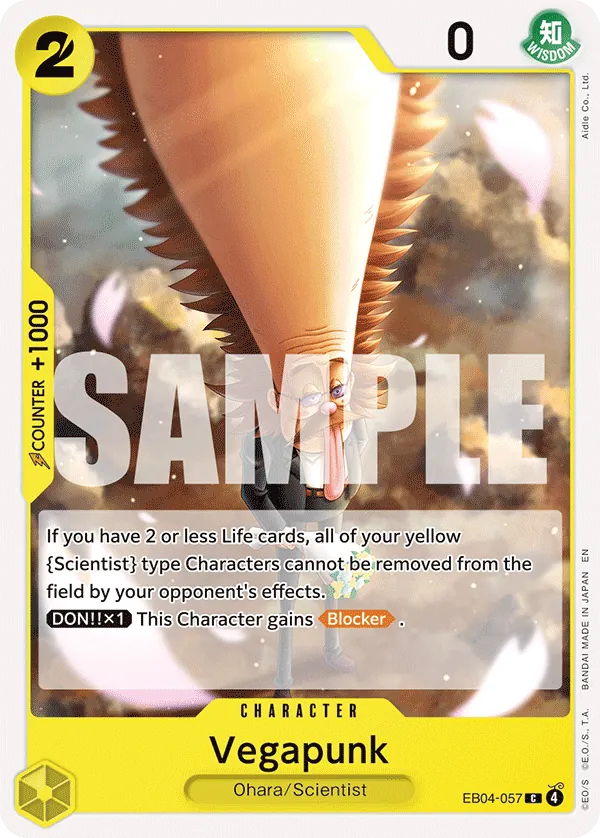 Vegapunk (EB04-057) - Adventure on Kami’s Island (Common) [OP15-EB04-057] English / Near Mint / Normal