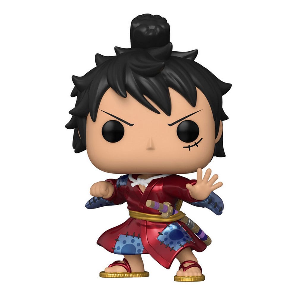Funko POP! - One Piece: Luffytaro - Luffy in Kimono - Metallic (Special Edition) #921