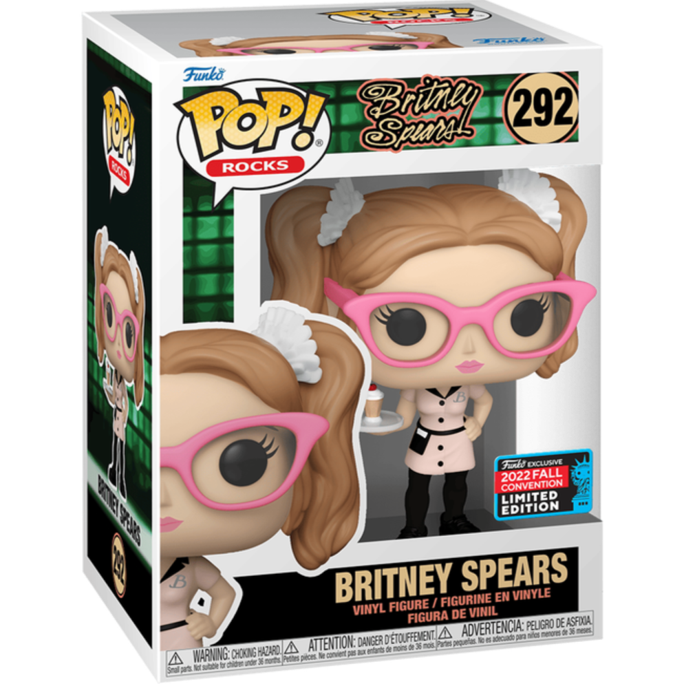 Funko POP! - Britney Spears 2022 Fall Convention Limited Edition #292 Action- og legetøjsfigurer Funko POP!