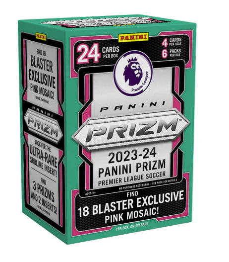 Panini Prizm: Fodbold kort - Premier League 2023/24 - Blaster Box