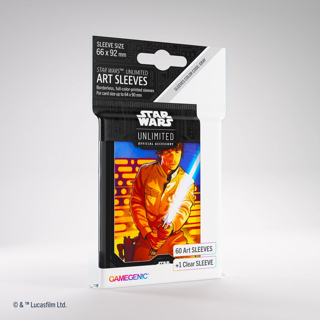 Gamegenic Star Wars Unlimited Art Sleeves Luke Skywalker Tilbehør