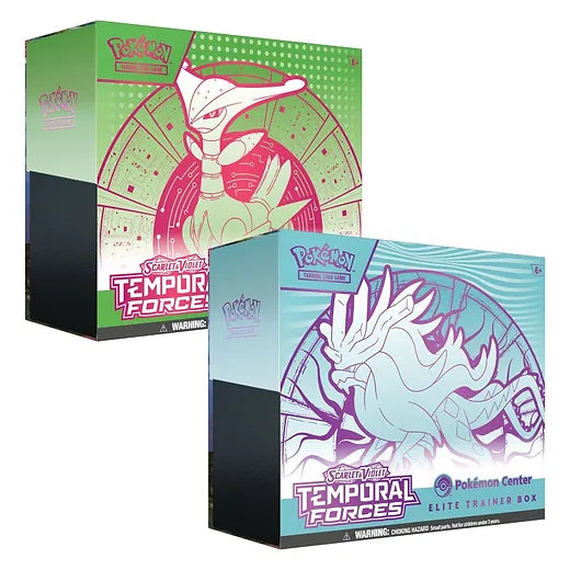 Pokémon TCG: Scarlet & Violet: Temporal Forces - Elite Trainer Box Bundle (2 stk.)