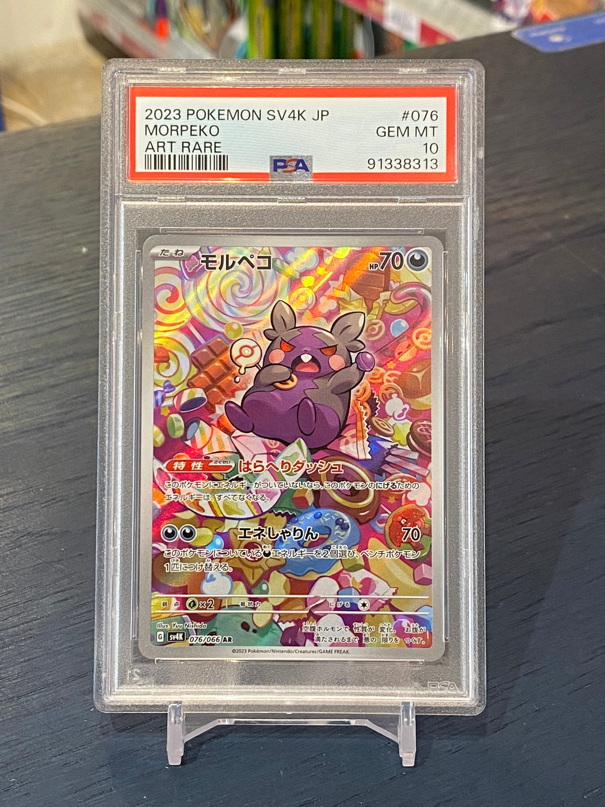 Pokemon SV4K, 2023: Morpeko #076 - PSA 10, Gem Mint