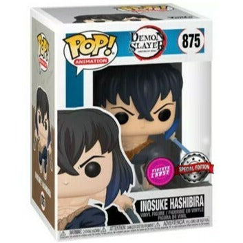 Funko POP! Demon Slayer Inosuke Hashibira #875 Flocked Chase