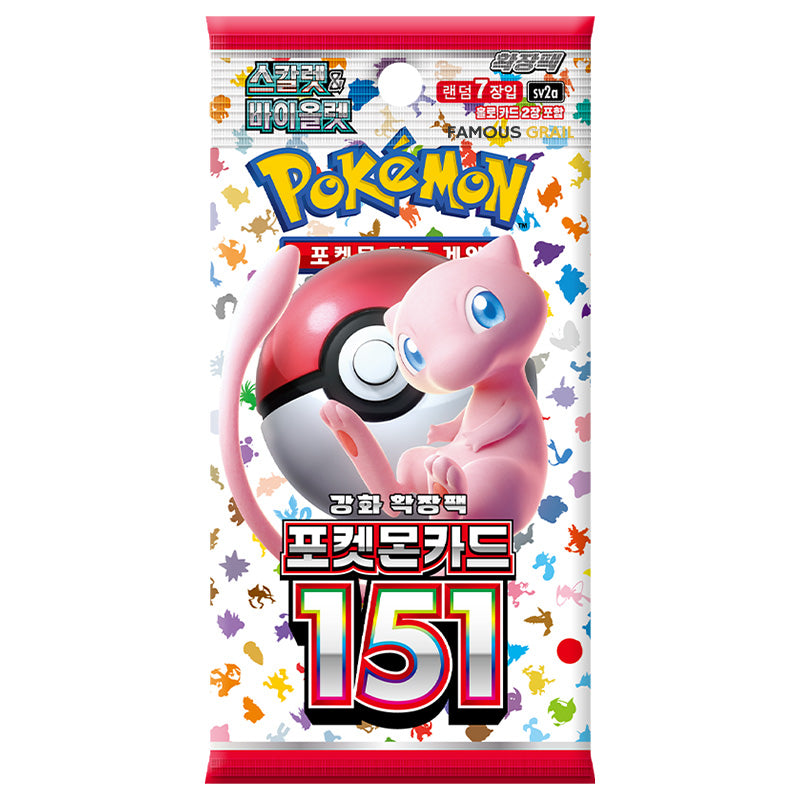 Pokémon: sv2a, "151" Booster Pakke (Koreansk)
