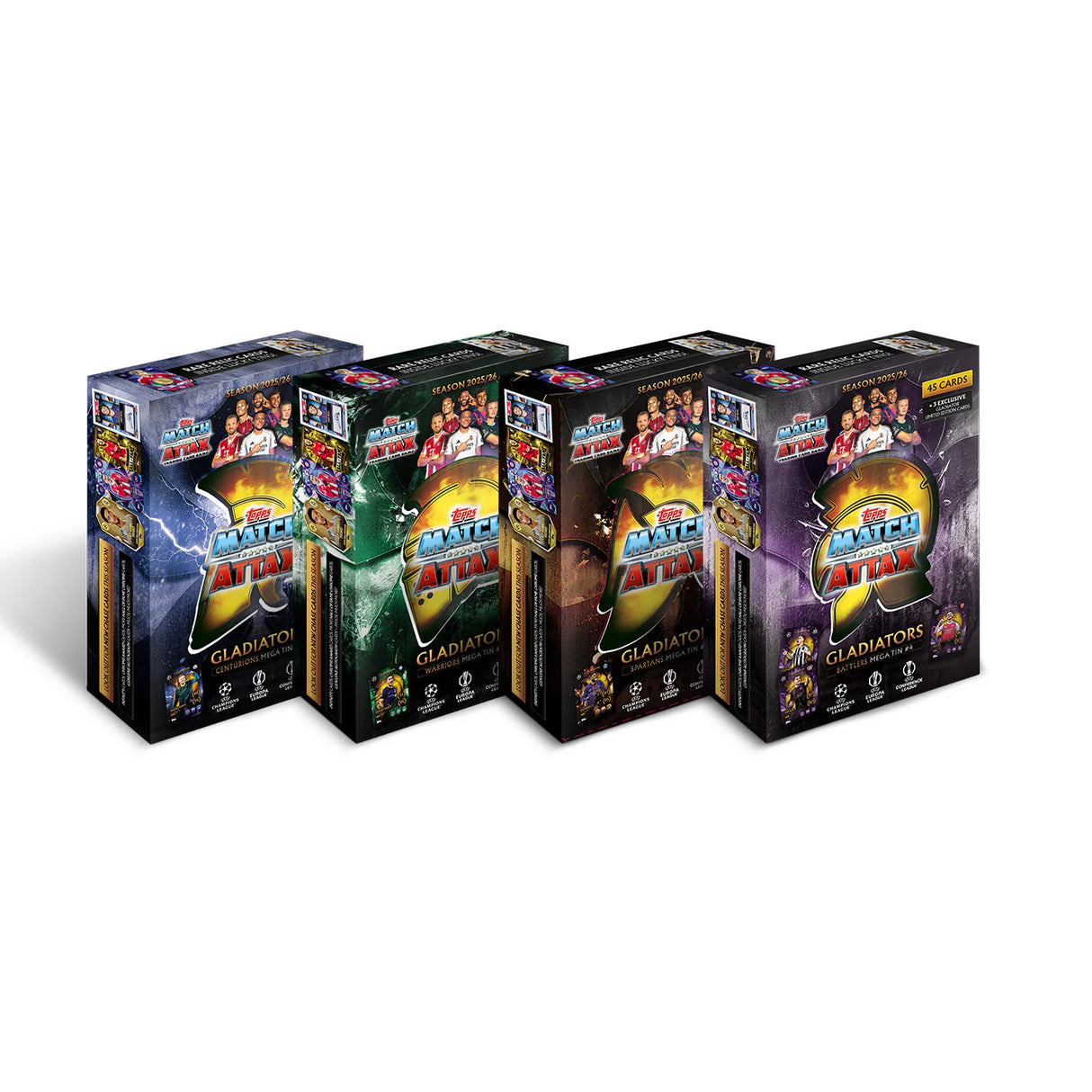 Topps: Match Attax Fodboldkort - UEFA Champions League Season 2025/26 - Mega Tin