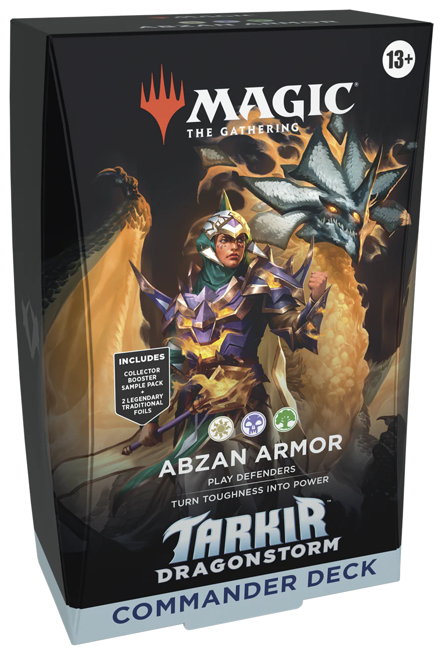 Magic Tarkir Dragonstorm Commander Deck Abzan Armor Kortspil