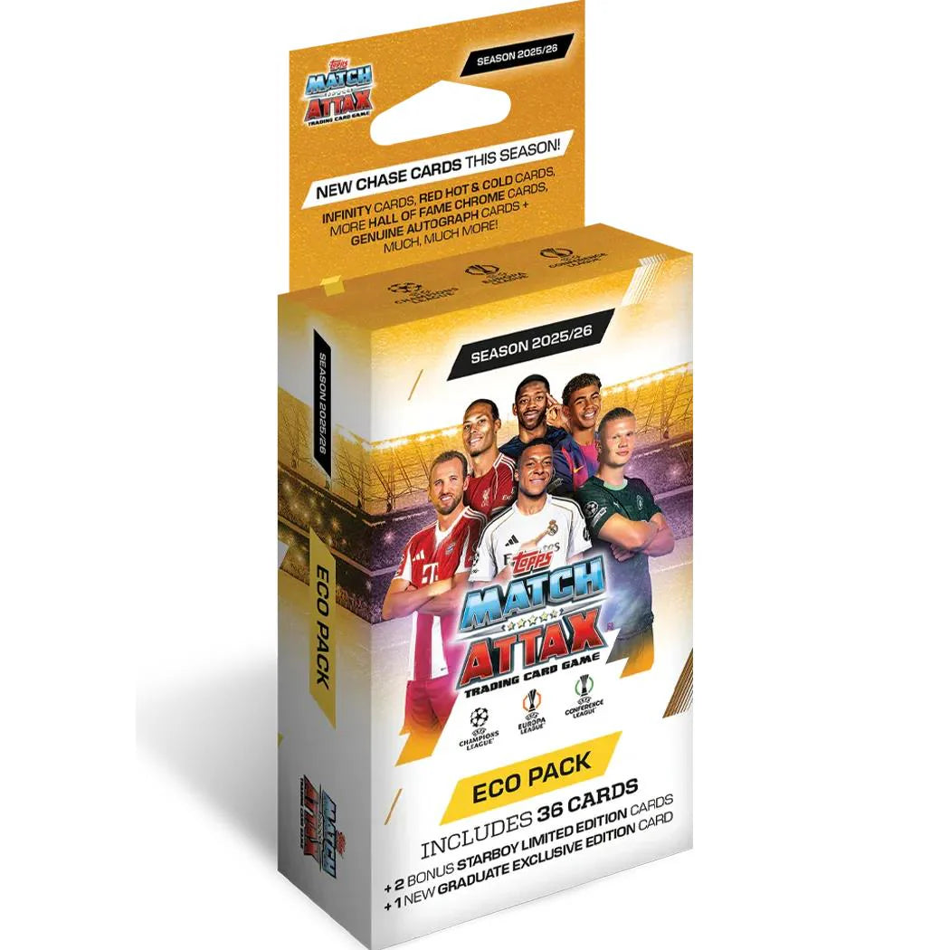 Topps: Match Attax Fodboldkort - Champions League Season 2025/26 - Eco Pack