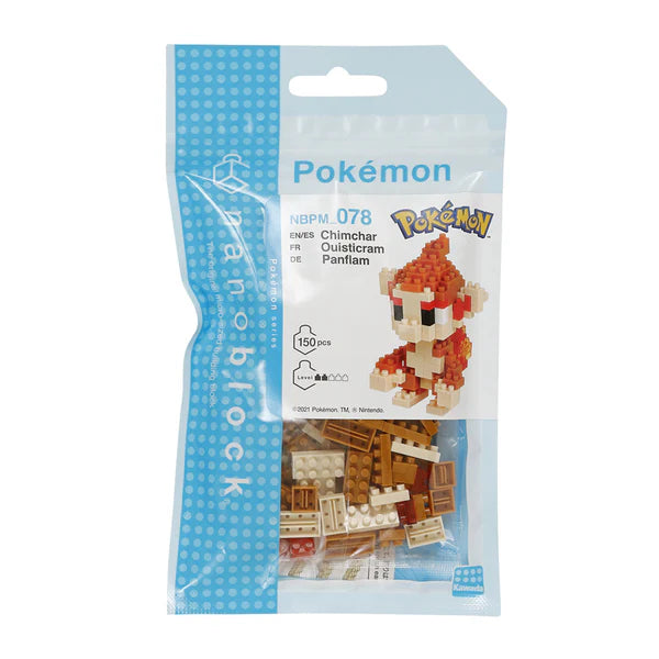 Nanoblock Pokemon Chimchar Legetoj