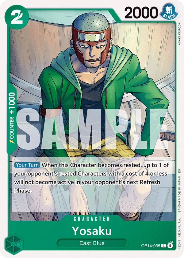 Yosaku (OP14-035) - The Azure Sea's Seven (Common) [OP14-035] English / Near Mint / Normal