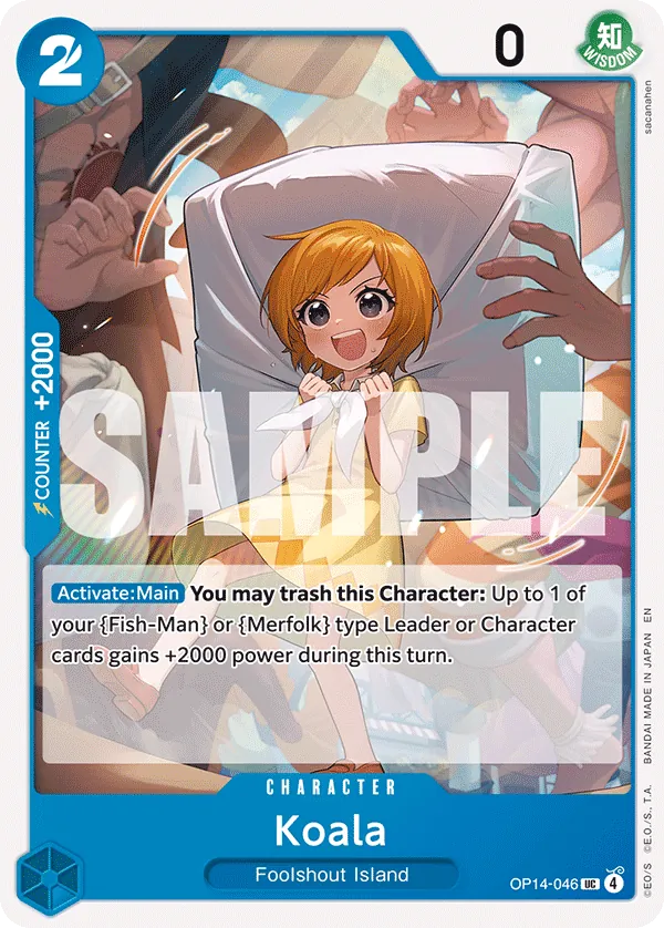 Koala (OP14-046) - The Azure Sea's Seven (Uncommon) [OP14-046] English / Near Mint / Normal