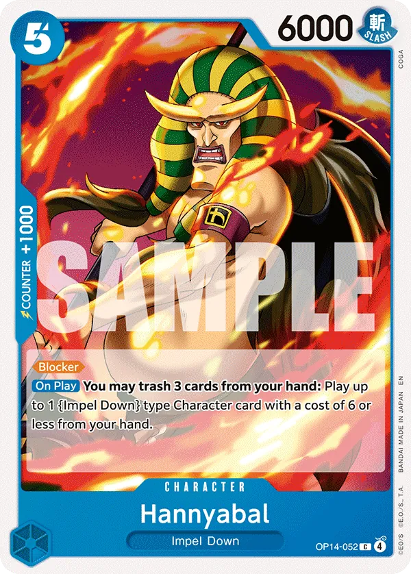 Hannyabal (OP14-052) - The Azure Sea's Seven (Common) [OP14-052] English / Near Mint / Normal