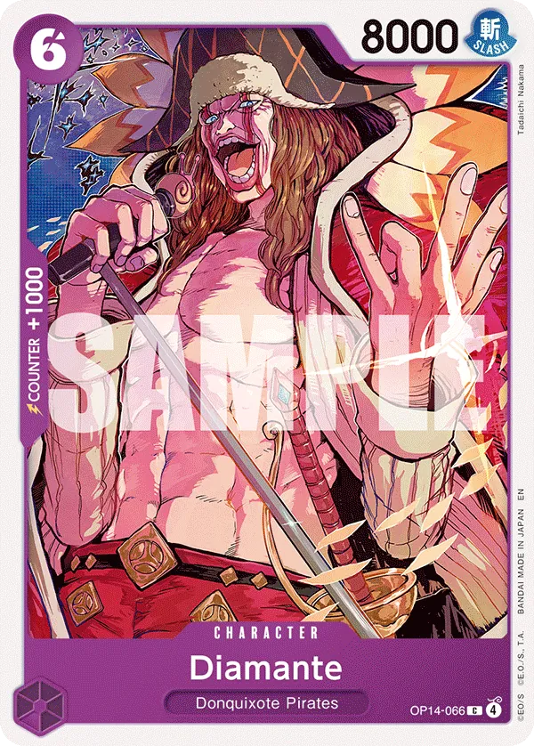 Diamante (OP14-066) - The Azure Sea's Seven (Common) [OP14-066] English / Near Mint / Normal