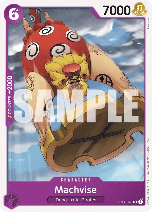 Machvise (OP14-073) - The Azure Sea's Seven (Common) [OP14-073] English / Near Mint / Normal