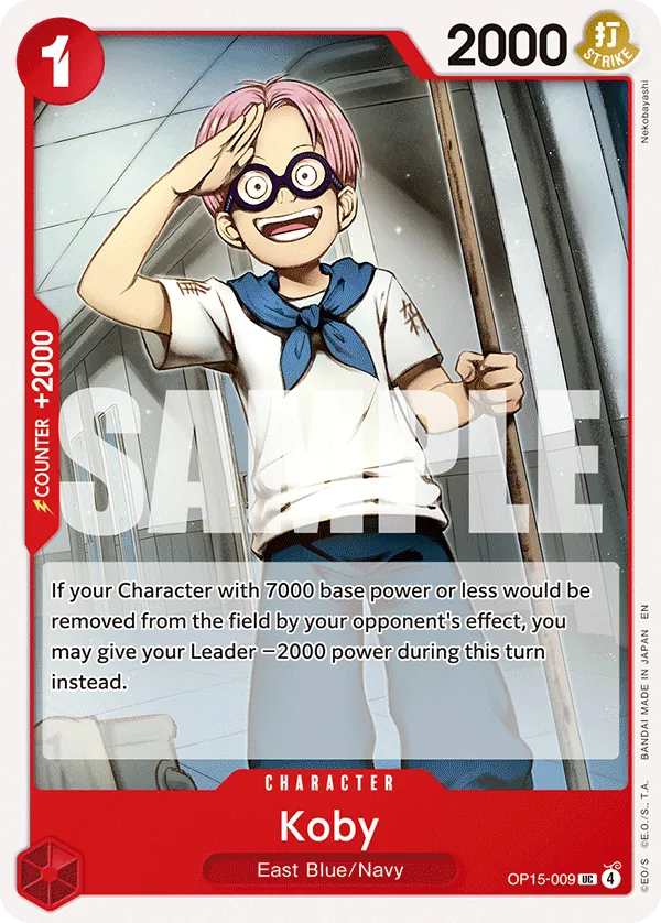 Koby (OP15-009) - Adventure on Kami’s Island (Uncommon) [OP15-009] English / Near Mint / Normal