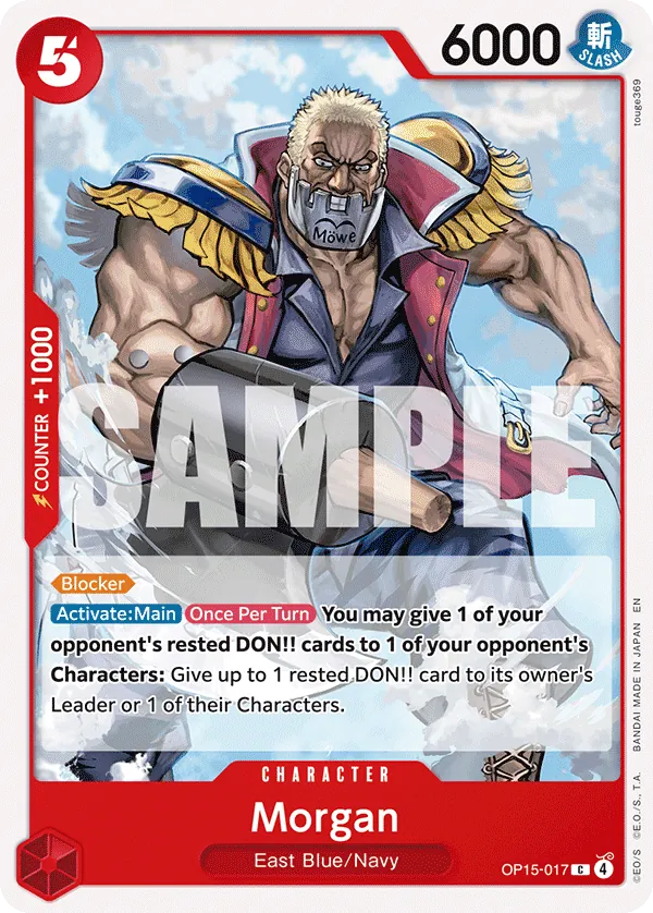 Morgan (OP15-017) - Adventure on Kami’s Island (Common) [OP15-017] English / Near Mint / Normal