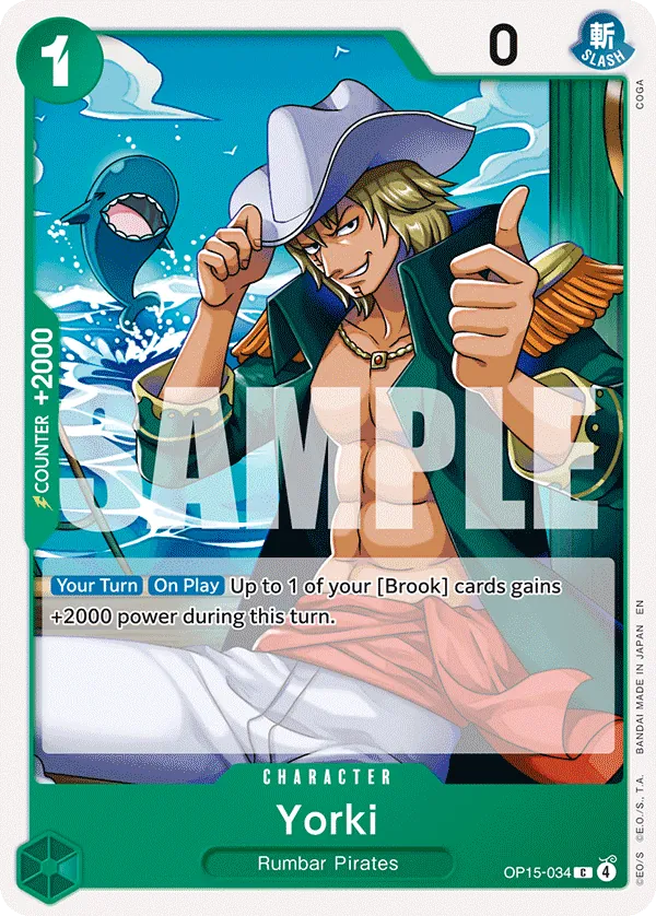 Yorki (OP15-034) - Adventure on Kami’s Island (Common) [OP15-034] English / Near Mint / Normal