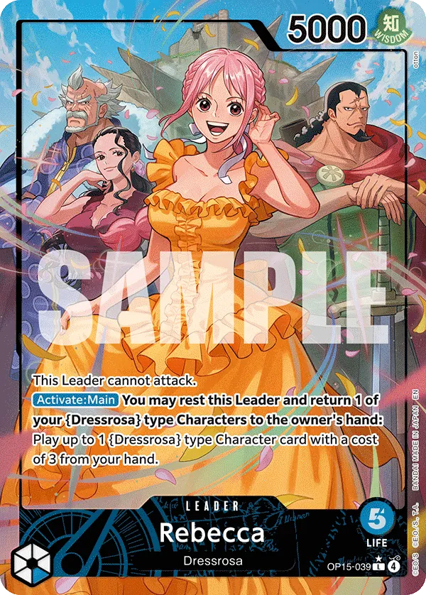 Rebecca (OP15-039) (V.2) - Adventure on Kami’s Island (Alternate Art) [OP15-039] English / Near Mint / Normal