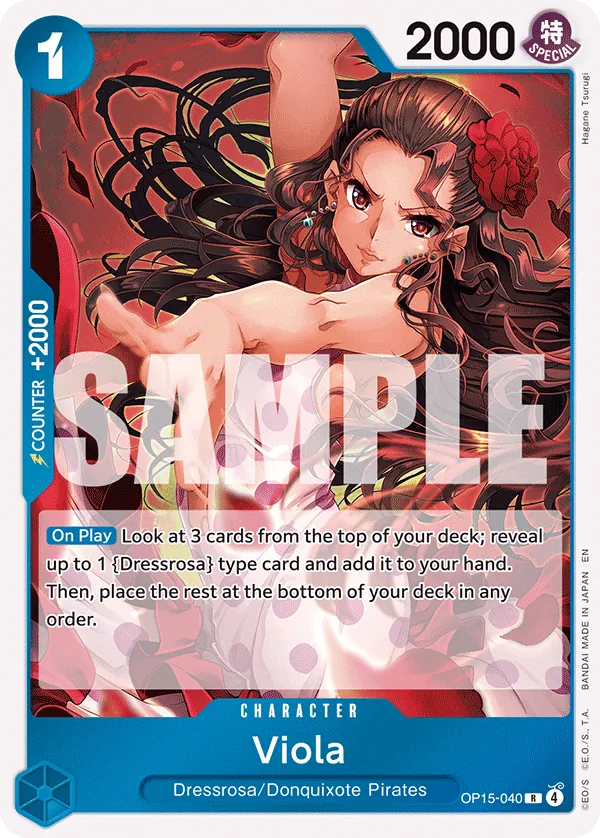 Viola (OP15-040) - Adventure on Kami’s Island (Rare) [OP15-040] English / Near Mint / Normal