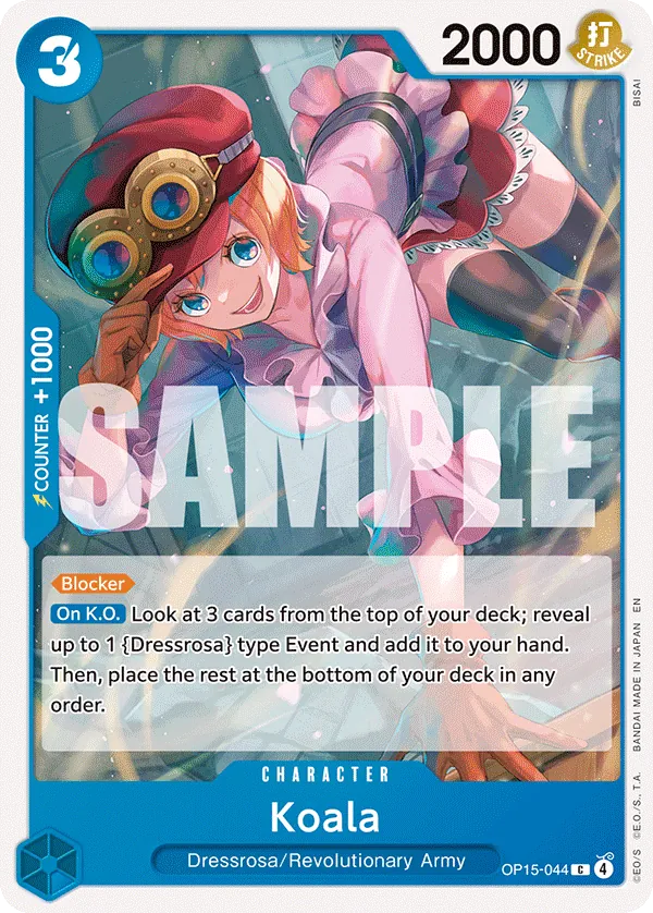 Koala (OP15-044) - Adventure on Kami’s Island (Common) [OP15-044] English / Near Mint / Normal