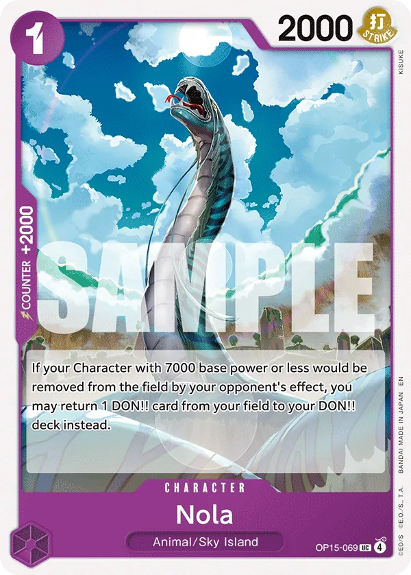 Nola (OP15-069) - Adventure on Kami’s Island (Uncommon) [OP15-069] English / Near Mint / Normal